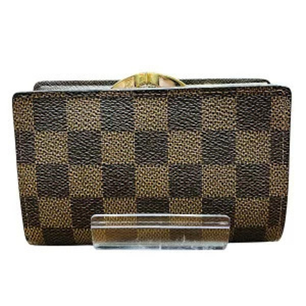 Louis Vuitton Bifold Damier Wallet Porte Monnaie Brown